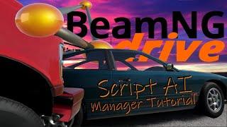 BeamNG.drive Script Ai Manager Tutorial: How to Add Ai Paths for Traffic, Cars, and Police Chases.