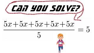 Fun Algebra Problem! - Can You Solve?