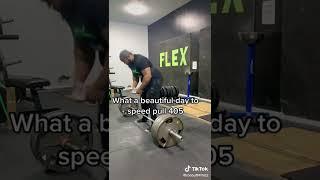 The fastest 405 deadlift #shorts