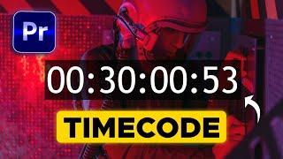 How to Add Timecode to Video in Adobe Premiere Pro