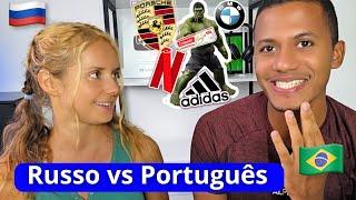 Pronunciando nomes de marcas em russo vs português | Thiago & Kátia