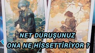 NET DURUŞUNUZ ONA NE HİSSETTİRİYOR ? #tarot #aklımdakikişitarot #tarotfalı #soulmatetarot