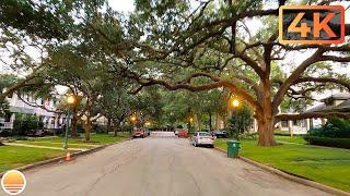 Montrose Neighborhood in Houston, Texas Ultra HD 4K Real Time Driving Tour.