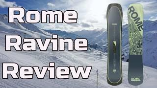 The 2025 Rome Ravine Snowboard Review