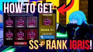 How To Get SS+ Rank IGRIS! | Arise Crossover (Roblox)