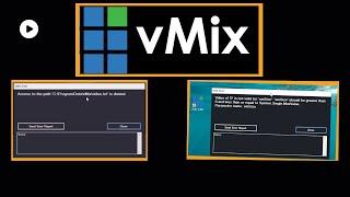 vMix - Value of '0' is not valid for 'emSize |Access to the path 'C:\Programdata\vmix\video. denied