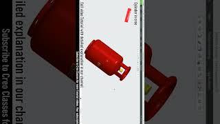 CYLINDER in creo  #shortsfeed #creoclasses #creo #trending #animation #shorts