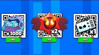 FREE GIFT x5 ANGEL VS DEMON STAR DROPS QR CODES  BRAWL STARS QR CODE