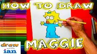 How to Draw Maggie from the Simpsons