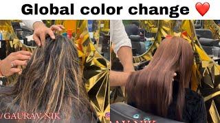 GLOBAL COLOR CHANGE  / GAURAV SIR /  STEP TO STEP