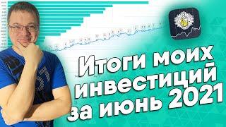 Итоги моих инвестиций за июнь 2021 года и 6 месяцев