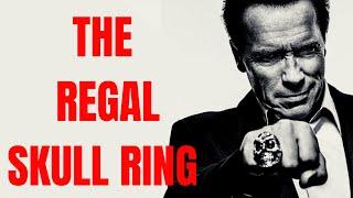 Silver Regal Skull Ring | Worn By Arnold Schwarzenegger | AJT Jewellery