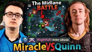 When MIRACLE meets QUINN in the MIDLANE after a Long Time dota 2