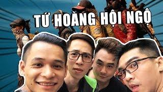 Tứ Hoàng Streamer hội ngộ, quẩy nát PUBG cùng Viruss, PewPew, Xemesis, Mixigaming.