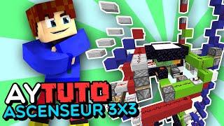 Minecraft AyTuto - Ascenseur 3x3 multi étages 1.15+