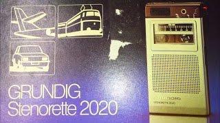 The Grundig Stenorette 2020 Cassette Recorder