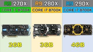 R9 270x vs R9 280x vs R9 290x Benchmarks in 2020's Games