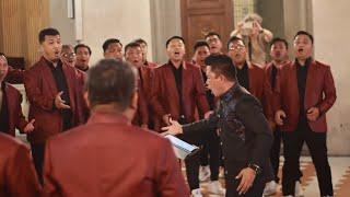 How Great Thou Art (Dan Forest) by North Sulawesi GMIM Male Choir (NSGMC) - Florence, Italy, 2023