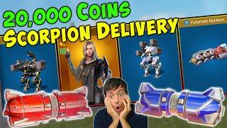 SCORPION SPECIAL DELIVERY 20,000 Coins Unboxing - War Robots Gameplay WR