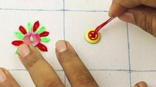 3 easy sewing hacks with buttons, beautiful button embroidery designs, hand embroidery button work