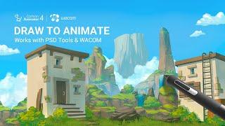 Cartoon Animator - Draw to Animate Pipeline Works with Drawing Tablets & Mainstream PSD Tools