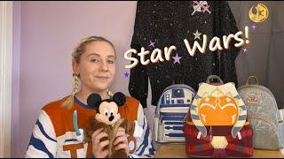 DISNEY STAR WARS! Loungefly & Spirit Jerseys Ahsoka Tano, R2D2, Galaxy’s Edge, Jedi Mickey review