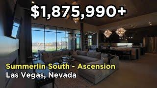 Luxury Single Story Summerlin New Homes For Sale at The Pointe at Ascension (Las Vegas, NV)