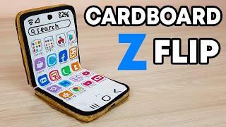 Cheapest Samsung Galaxy Z Flip from Cardboard - Stop Motion