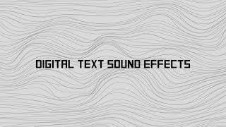 Digital Text Sound Effect 1 | No Copyright