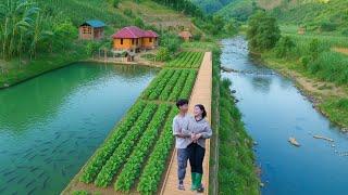 From Wasteland to Dream Farm | Building a Cozy Cabin and Fish Pond | Off-Grid Farm Life