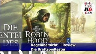 Die Abenteuer des Robin Hood - Regelübersicht + Review - Brettspiel - Die Brettspieltester