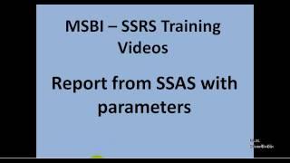 MSBI - SSRS - Report from SSAS with parameters