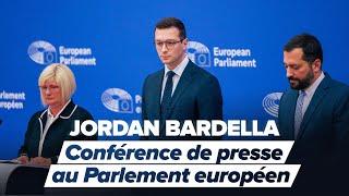 Retrouvez la conférence de presse de Jordan Bardella au Parlement européen.