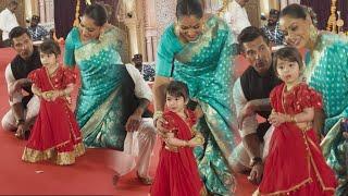 Actress Bipasha Basu Cute Moment With Daughter At Durga Puja Pandal | So Sweet Video 