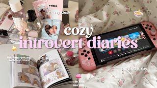 cozy introvert diaries ⋆˚˖°  gaming, quiet living, asian snacks, kdramas & ramen