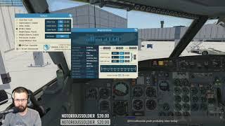 FlyJSim 732 Twinjet V3 Part 1 of 3 - KMSY to KHOU Slant Alpha in X-Plane 11