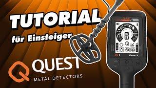 Quest X1 | X5 Metalldetektor für Einsteiger: Schritt-für-Schritt Aufbau & Tipps für den besten Start