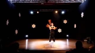 Asaf Mor - Clubs Act - Juggling on Ice 2015 Gala