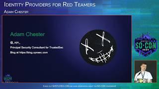 Identity Providers for Red Teamers - Adam Chester [SO-CON 2024]