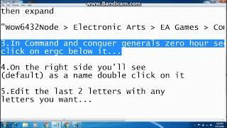 C&C Generals Zero Hour Your Serial Is Already In Use 100% Solved In 6 Steps Only!!!