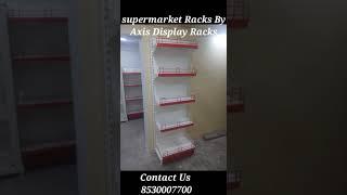 Supermarket racks by axis display racks. planning a retail shop contact us 8530007700