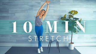 10 Minute Standing Stretch Routine // Stretching Exercises for Seniors & Beginners