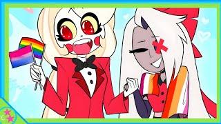 Chaggie & Emilute Celebrate PRIDE | Hazbin Hotel Comic Dub