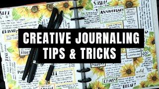 7 Tips for Writing in a Creative Journal - Happy Planner Decorative Journaling for Beginners