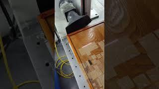 Pulse fiber laser cleaning machine for wood,metal ,rubber etc. #machine #cleaning