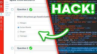 How to HACK any Canvas Test (WORKING 2025!)