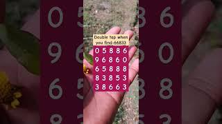 Double tap when you find-66833 #shorts #puzzlegame #brainteaser