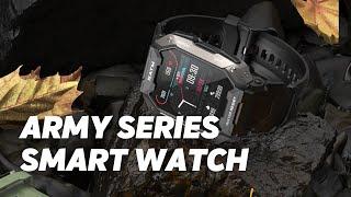 ARMY Series Men's Smart Watch | Military Grade Style Tough | Smartwatch for Less