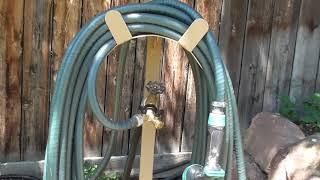 Hose stand with faucet – my backyard spigot