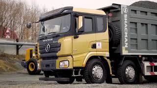 SHACMAN X3000 8X4 DUMP TRUCK IN RUSSIA